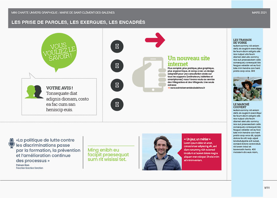 lES PRISE DE PAROLES